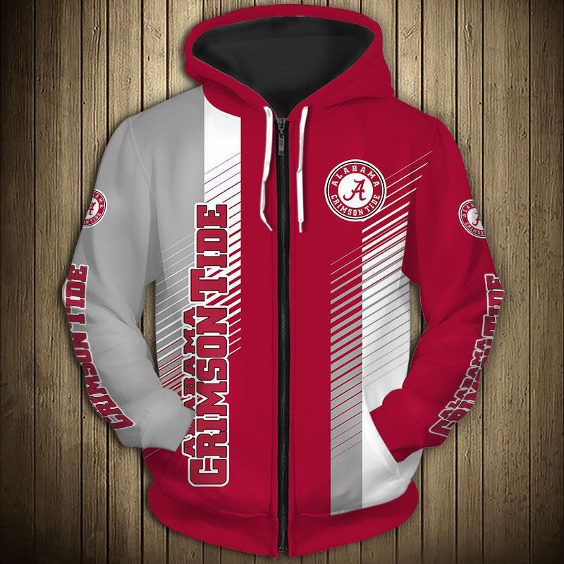 Alabama Crimson Tide Striped Hoodie - Show Your Colors